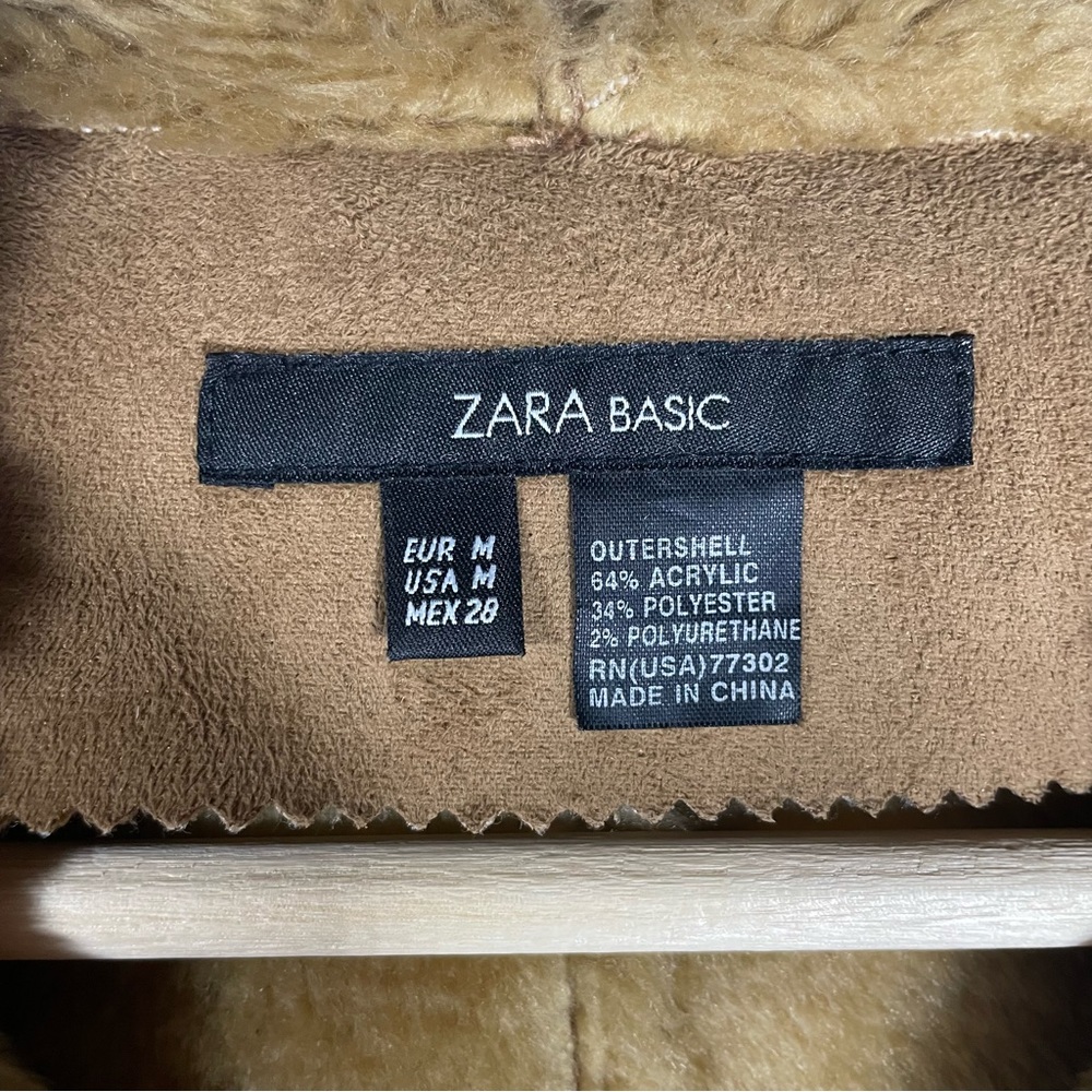 Zara Basic suede coat - Picture 3 of 5